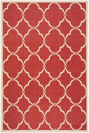 Safavieh Linden LND125Q Red and Creme