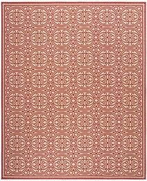 Safavieh Linden LND134Q Red and Creme