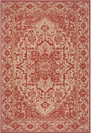 Safavieh Linden LND139Q Red and Creme