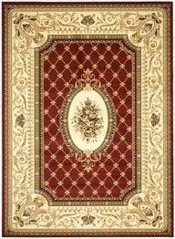 Safavieh Lyndhurst LNH223B Red and Ivory