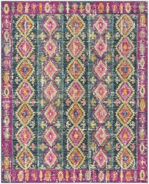 Safavieh Madison MAD129F Fuchsia and Blue