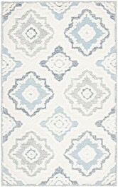 Safavieh Metro MET111A Ivory and Light Blue