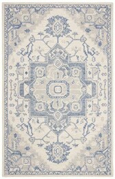 Safavieh MicroLoop MLP503G Ivory and Blue