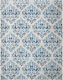 Safavieh Martha Stewart 28 MSR2856D Cream and Blue