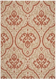 Safavieh Martha Stewart MSR411423112 Beige and Terracotta