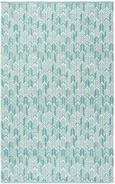 Safavieh Montauk MTK609H Aqua and Ivory