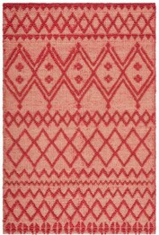 Safavieh Natural Fiber NF219Q Red and Natural