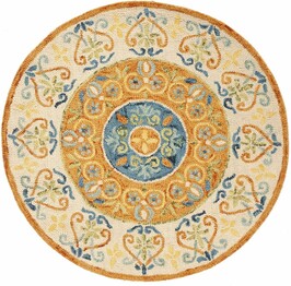 Safavieh Novelty NOV601P Rust and Ivory