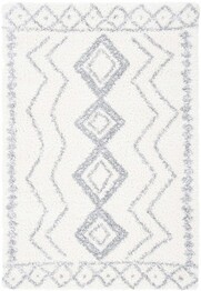 Safavieh Parma Shag PMA552A Ivory and Grey