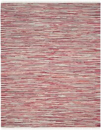 Safavieh Rag Rug RAR129R Red and Multi