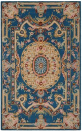 Safavieh Savonnerie SAV120M Blue and Ivory