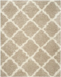 Safavieh Dallas Shag SGD257D Beige and Ivory