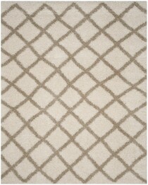 Safavieh Dallas Shag SGD258B Ivory and Beige