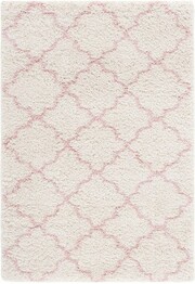 Safavieh Hudson Shag SGH282P Ivory and Pink