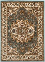 Safavieh Summit SMT295T Teal and Ivory