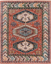 Safavieh Samarkand SRK119Q Red and Beige