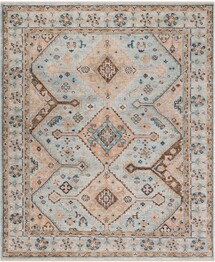 Safavieh Samarkand SRK127L Light Blue and Beige