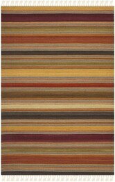 Safavieh Striped Kilim STK315A Gold