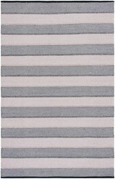 Safavieh Striped Kilim STK803Z Ivory and Black