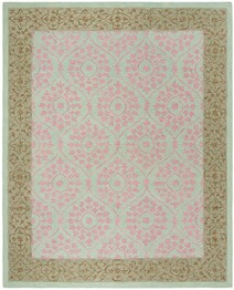 Safavieh Suzani SZN103A Taupe and Pink