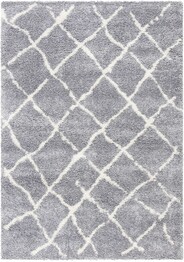 Safavieh Tahoe Shag THO662B Grey and White