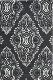 Safavieh Wyndham WYD372C Dark Grey and Ivory