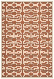 Safavieh Courtyard CY6015241 Terracotta and Beige