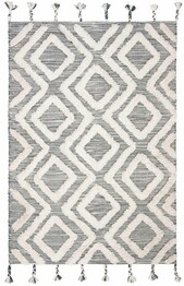 Safavieh Kenya KNY331L Teal and Ivory