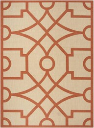 Safavieh Martha Stewart MSR4121J Beige and Terracotta